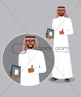 Arabic man character image