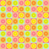 Seamless citrus pattern