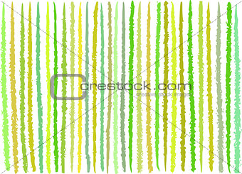 irregular green yellow lines pattern over white