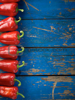Red organic pepper