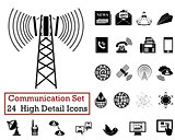 24 Communication Icons