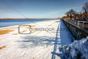 Riverwalk along the Volga River
