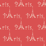 seamless pattern with eiffel tower
