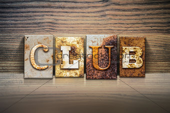 Club Concept Letterpress Theme