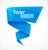 Blue ribbon banner