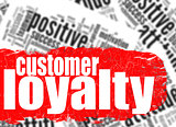 Word cloud customer loyalty