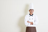 Handsome Indian male chef in uniform 