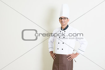 Portrait of Indian male chef in uniform