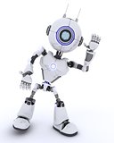 Robot waving hello