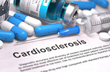 Cardiosclerosis Diagnosis. Medical Concept.