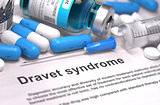 Diagnosis - Dravet Syndrome. Medical Concept.