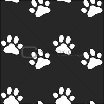 Paw zoo pattern for animal and textile