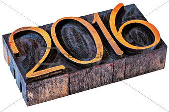 2016 year - number in wood type 