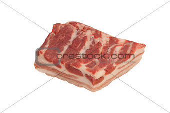 raw pork bacon