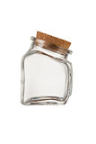empty little jar with cork