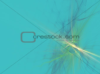 abstract fractal pattern on blue background
