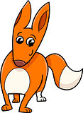 fox cartoon animal character