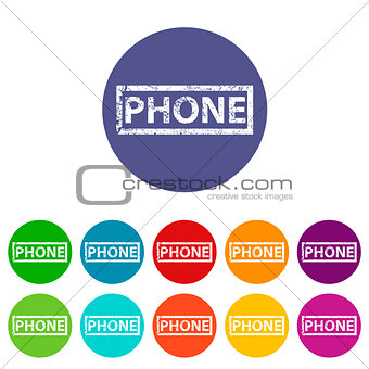 Phone flat icon