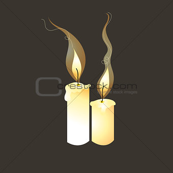 graphic image of candles
