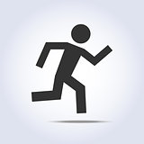 Running human icon