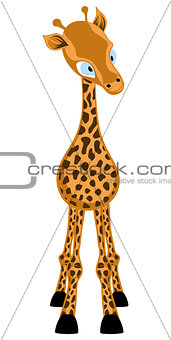 Funny Cartoon Giraffe