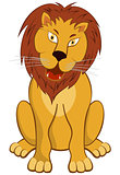 Funny Cartoon Lion