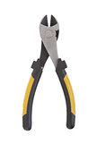 Old diagonal pliers isolated