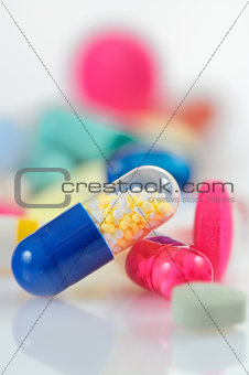 pills isolated 