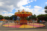 Carousel at amusement park