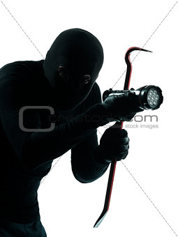 thief criminal burglar portrait masked silhouette