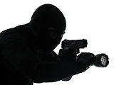 thief criminal terrorist silhouette