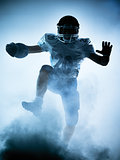 american football player silhouette