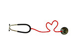 stethoscope heart shaped