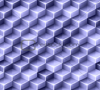 Monochrome seamless geometric vector pattern