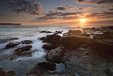 Sunrise at Sydney's Warriewood Beach