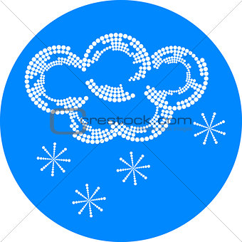 snow weather icon