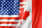 USA and Canada flag