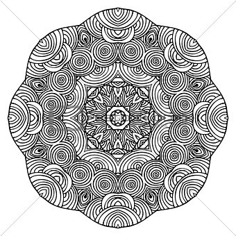 Mandala Round Ornament Pattern Vector