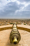 Cannon point at Jaisalmer Fort, Rajasthan, India