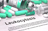 Leukocytosis Diagnosis. Medical Concept. 