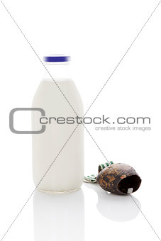 Milk bottle.