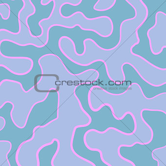 Abstract doodle blue color background
