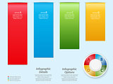 Infographic background over light blue