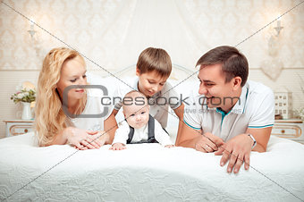 Portrait Of Happy Family