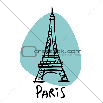 Paris the capital of France Eiffel tower