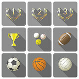 Set of sport icons.