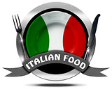 Italian Food - Metal Icon