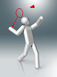 Badminton 3D symbol, Olympic sports