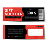 gift voucher discount  template design