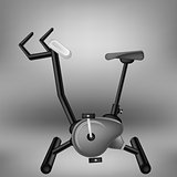 Exercise Grey Bike for